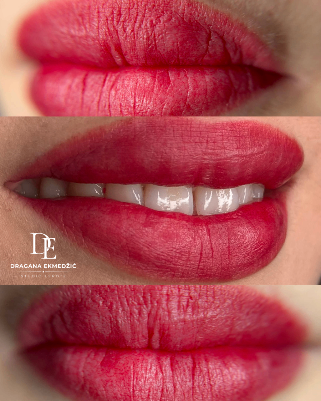 Trajna šminka usana — detalj